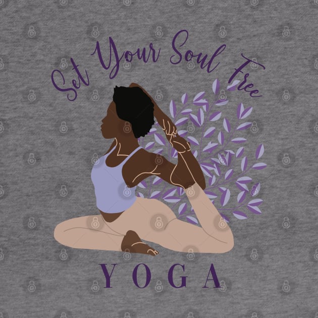 Set Your Soul Free Ashtanga Hatha Asanas Kundalini Yogi Yoga by GraphicsLab